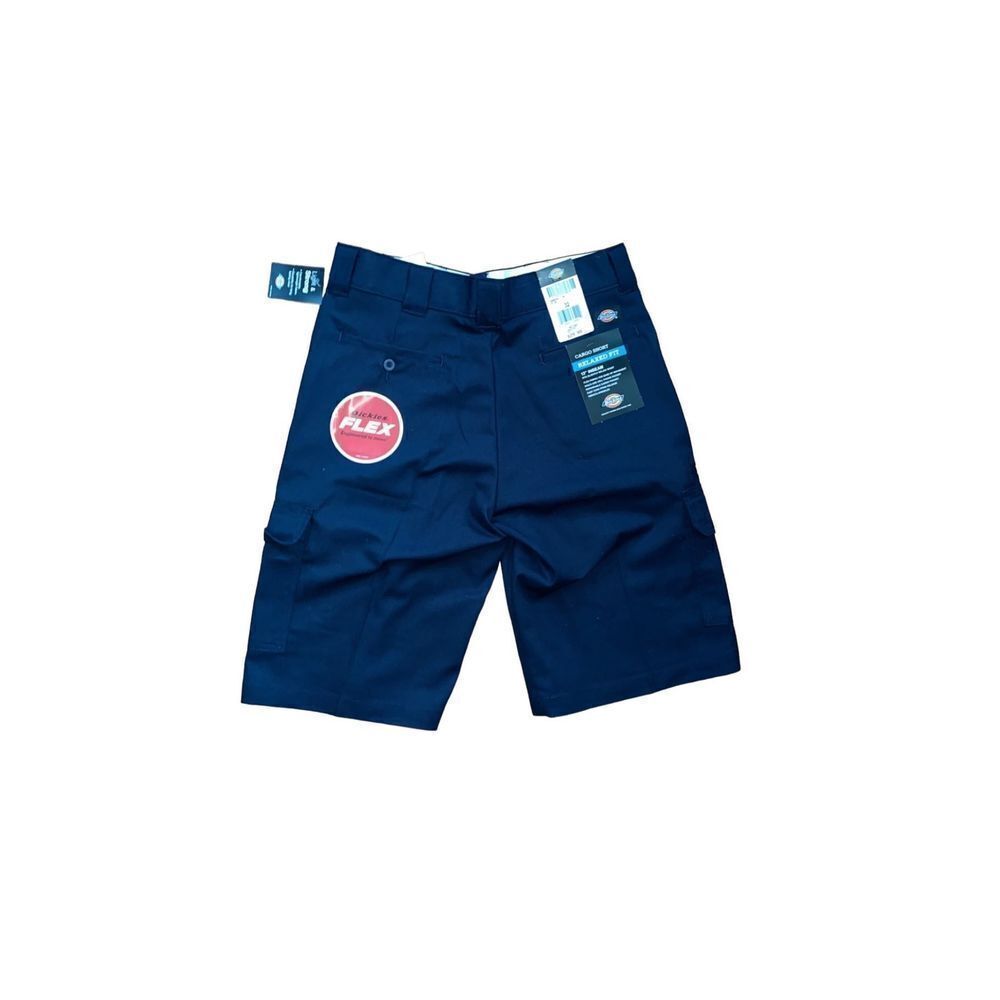 Dickies Mens Relaxed Fit , Navy Cargo Work Shorts Sz 44 With Flex 13” Inseam NWT - Picture 8 of 8